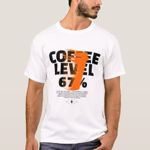 Morning Fuel Retro Coffee 67 Cup Motivation Caffei T-Shirt