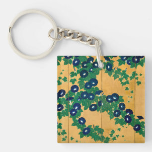 Morning Glories Early 19th Century Key Ring