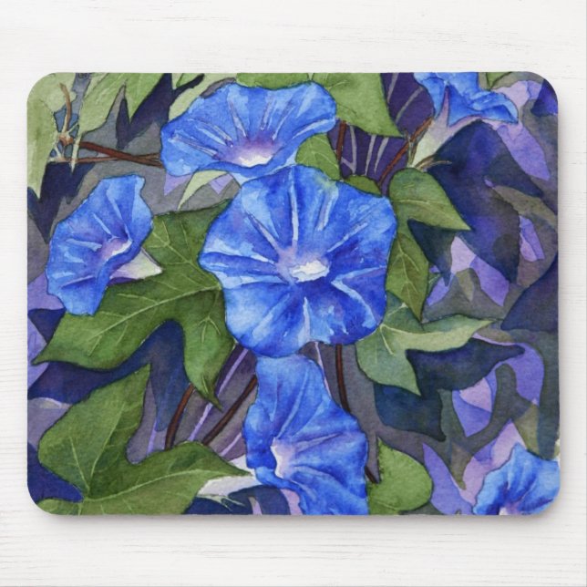 Morning Glories Mousepad (Front)
