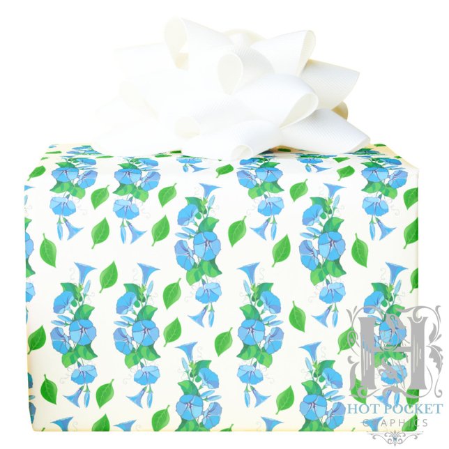 Morning Glories Wrapping Paper (Creator Uploaded)