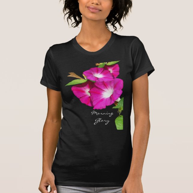 Morning Glory and Heart T-Shirt (Front)