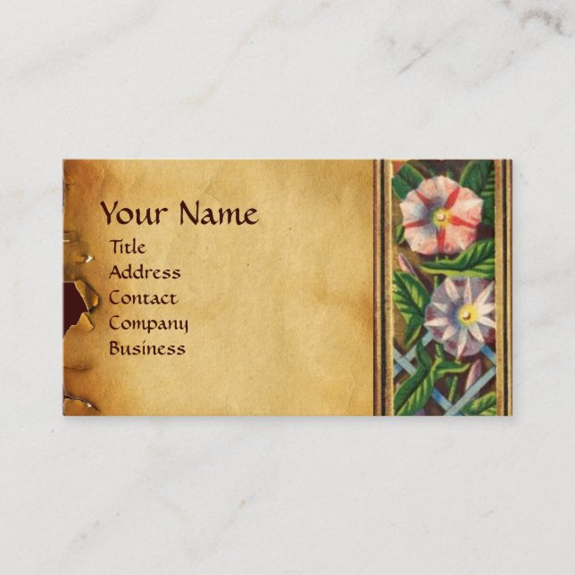 MORNING GLORY BUSINESS CARD (Front)
