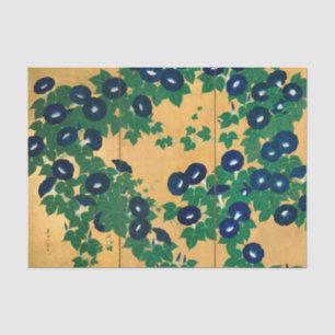 Morning glory (detail), Kiitsu Tissue Paper