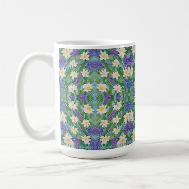 Morning Glory Floral Coffee Mug (Left)