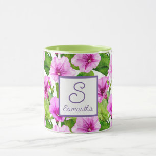 Morning Glory Floral Mug