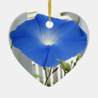 Morning Glory Flower Ceramic Tree Decoration