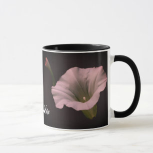 Morning Glory Flower Personalised Mug