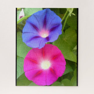 MORNING GLORY FLOWERS JIGSAW PUZZLE