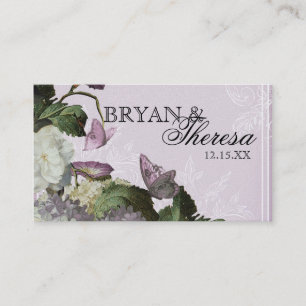 Morning Glory Hydrangea - Reception Seating Cards