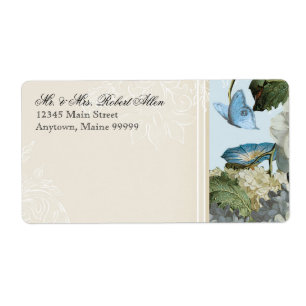 Morning Glory Hydrangea - Return Address Labels