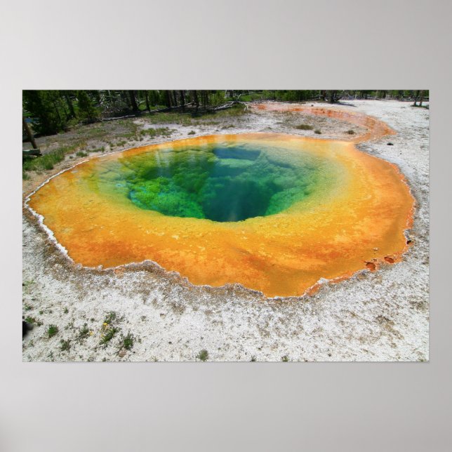 Morning Glory Pool, Yellowstone Nationa... Poster (Front)