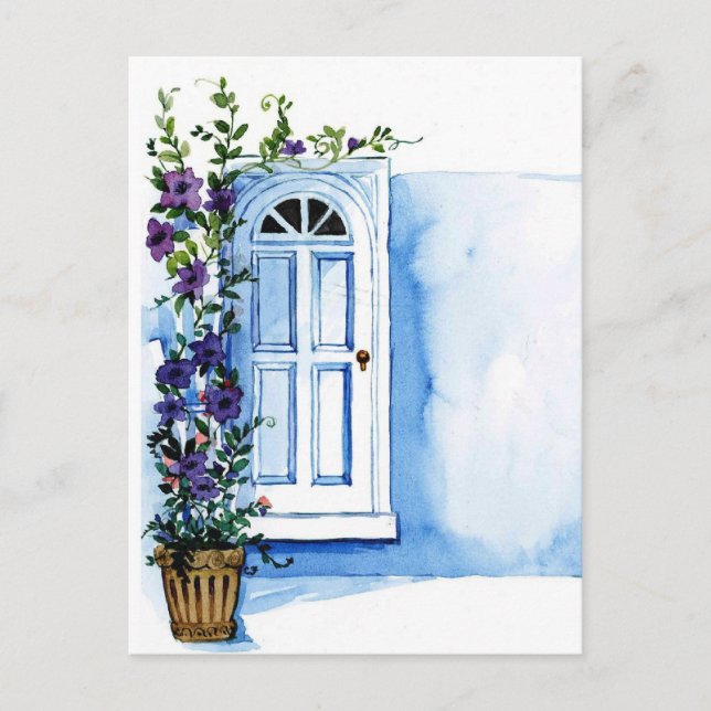 morning glory postcard (Front)