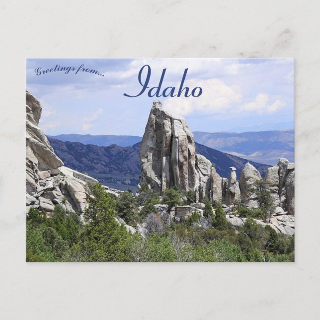 Morning Glory Spire Idaho Postcard (Front)