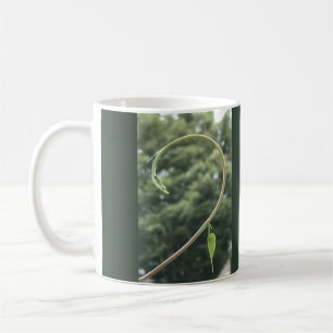 Morning Glory Tendril and Leaf Coffee Mug