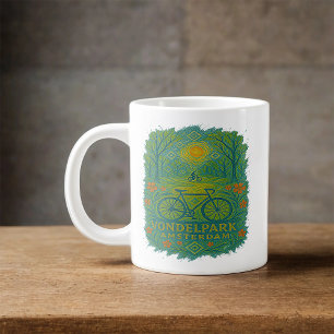 Morning Glow in Vondelpark Large Coffee Mug