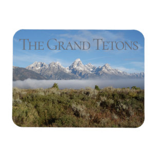 Morning Grand Teton National Park Wyoming Magnet