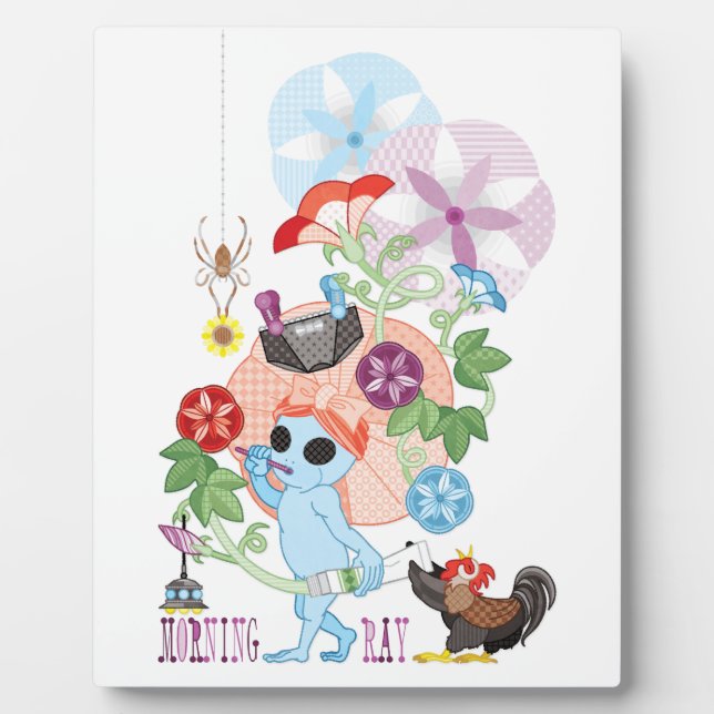 MORNING GREY ALIEN PLAQUE (Front)