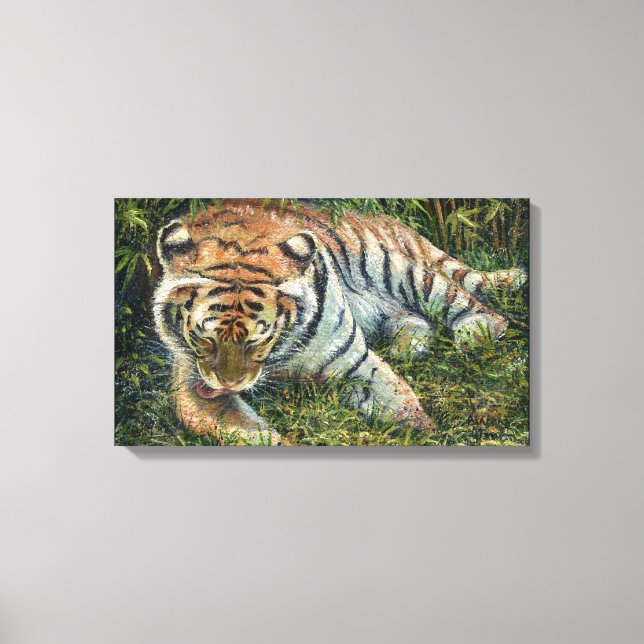 “Morning Grooming” Canvas Print (Front)