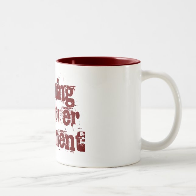 Morning hangover treatment Two-Tone coffee mug (Right)