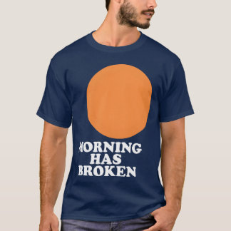 Morning Has Broken 70s green blue retro T-Shirt