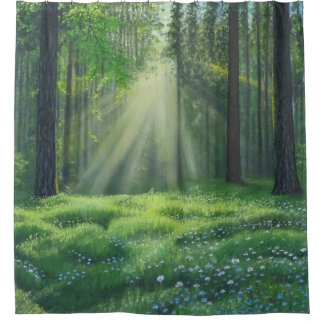 "Morning Has Broken" Shower Curtain