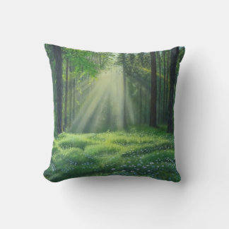 "Morning Has Broken" Throw Pillow