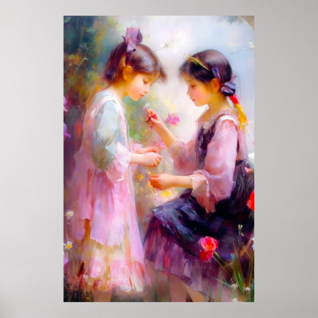 Morning in a Garden  Poster (Front)