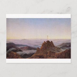 Morning in Riesengebirge - Caspar David Friedrich Postcard