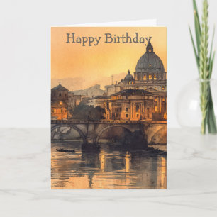 Morning in Rome Card
