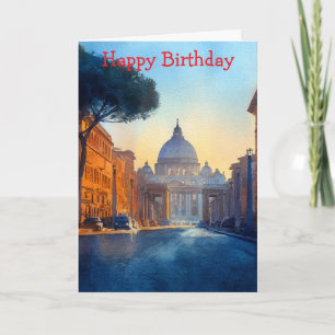 Morning in Rome Card