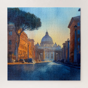 Morning in Rome Jigsaw Puzzle
