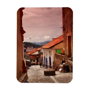 Morning In Taxco Street Magnet
