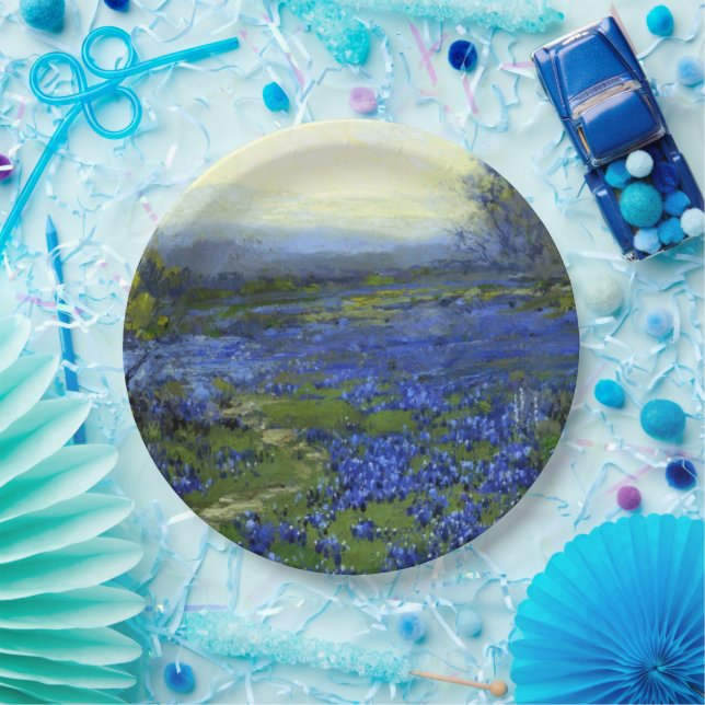 Morning in the Bluebonnets Paper Plate (Party)