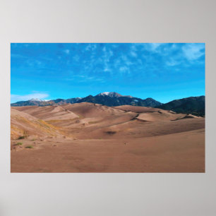 Morning in the Dune Field Poster
