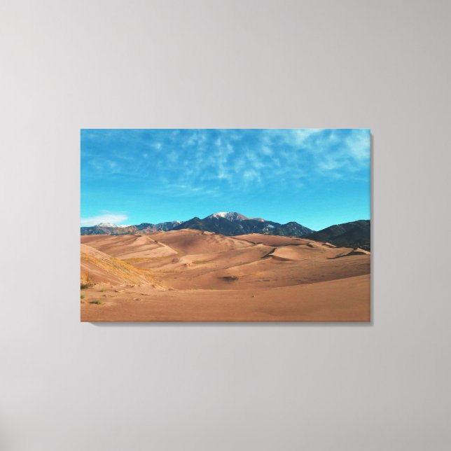 Morning in the Dunes Canvas Print (Front)