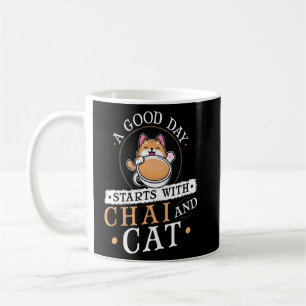 Morning Indian Desi Chai Cat Cup