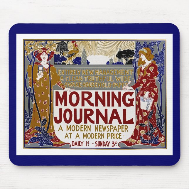 Morning Journal Mouse Pad (Front)