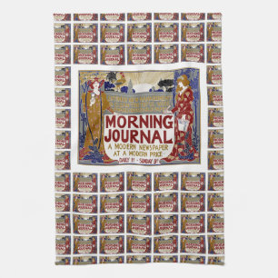 Morning Journal Tea Towel