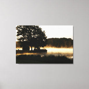 Morning Lake Scene 36x24 (90x60cm) waccn Canvas Print