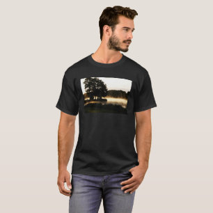 Morning Lake Scene Mens cn T-Shirt