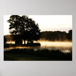 Morning Lake Scene wapcna Poster