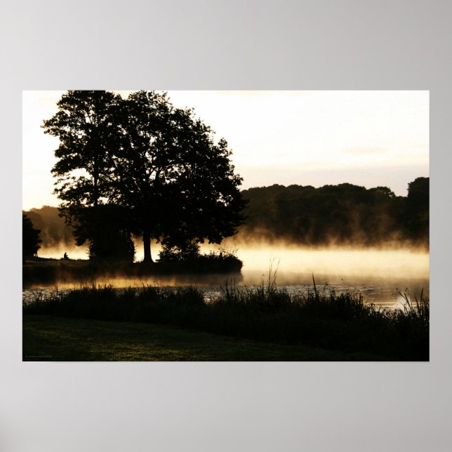 Morning Lake Scene wapcnm Poster (Front)