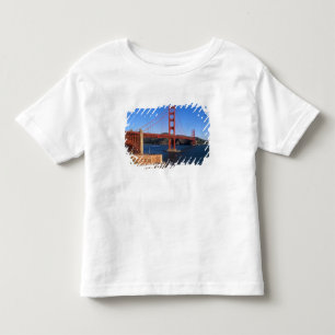Morning light bathes the Golden Gate Bridge Toddler T-Shirt