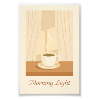 Morning Light Coffee Poster