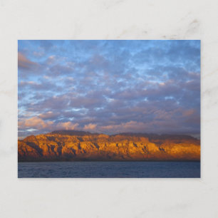 Morning light greets the Sierra de la Giganta Postcard