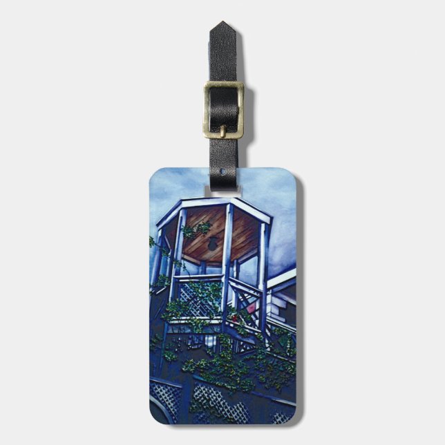 Morning Light, Harbour Island, Bahamas Luggage Tag (Front Vertical)