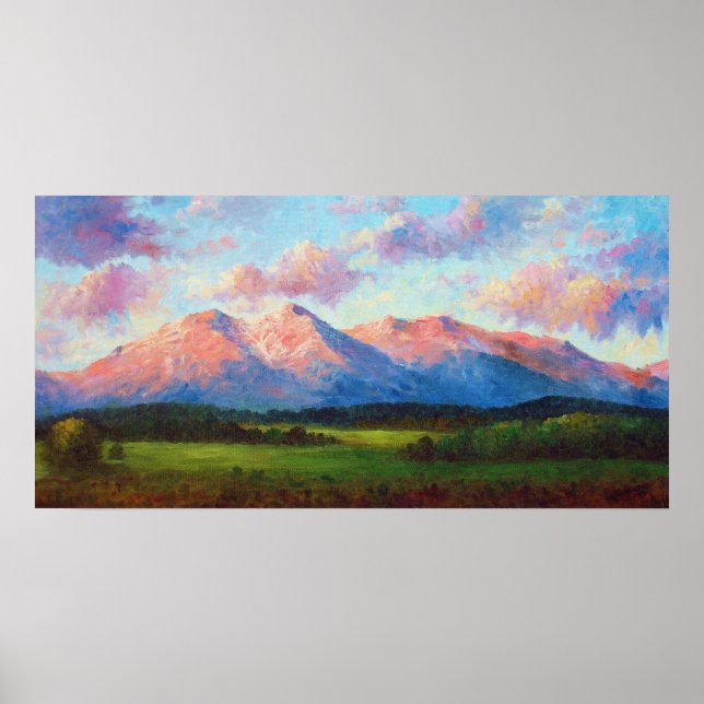 "Morning Light On Mount Shavano"  Print (Front)