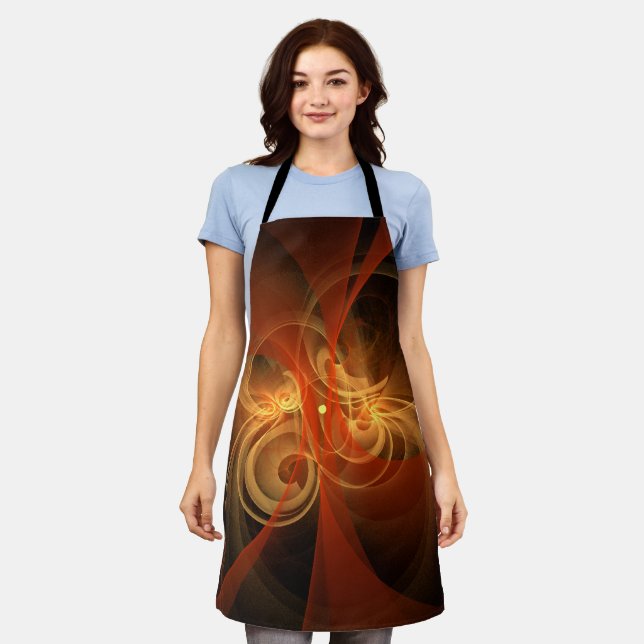 Morning Magic Abstract Art Apron (Worn)