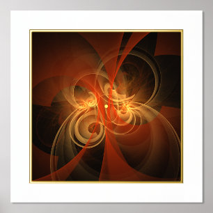 Morning Magic Abstract Art Foil Prints