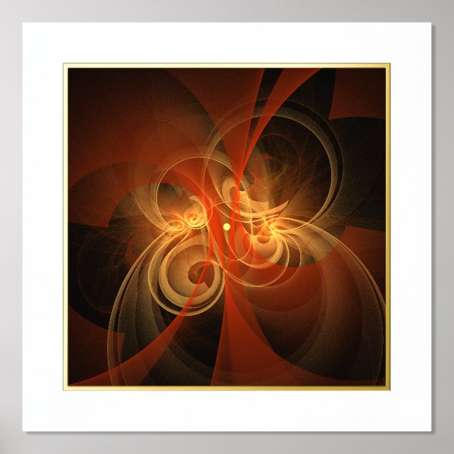 Morning Magic Abstract Art Foil Prints (Front)